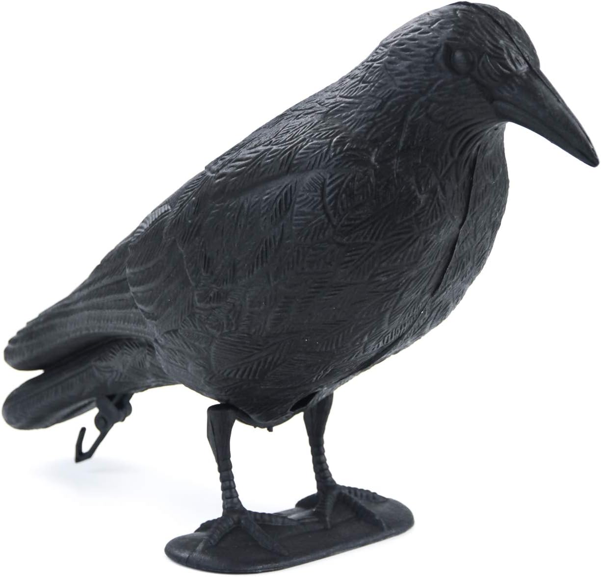 GUGULUZA Stand Full Body Crow Decoy Hunting Plastic Black Crow Decoys w