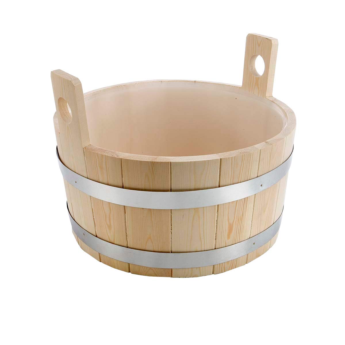 Eliga 83815 Softwood Foot Tray with Plastic Insert