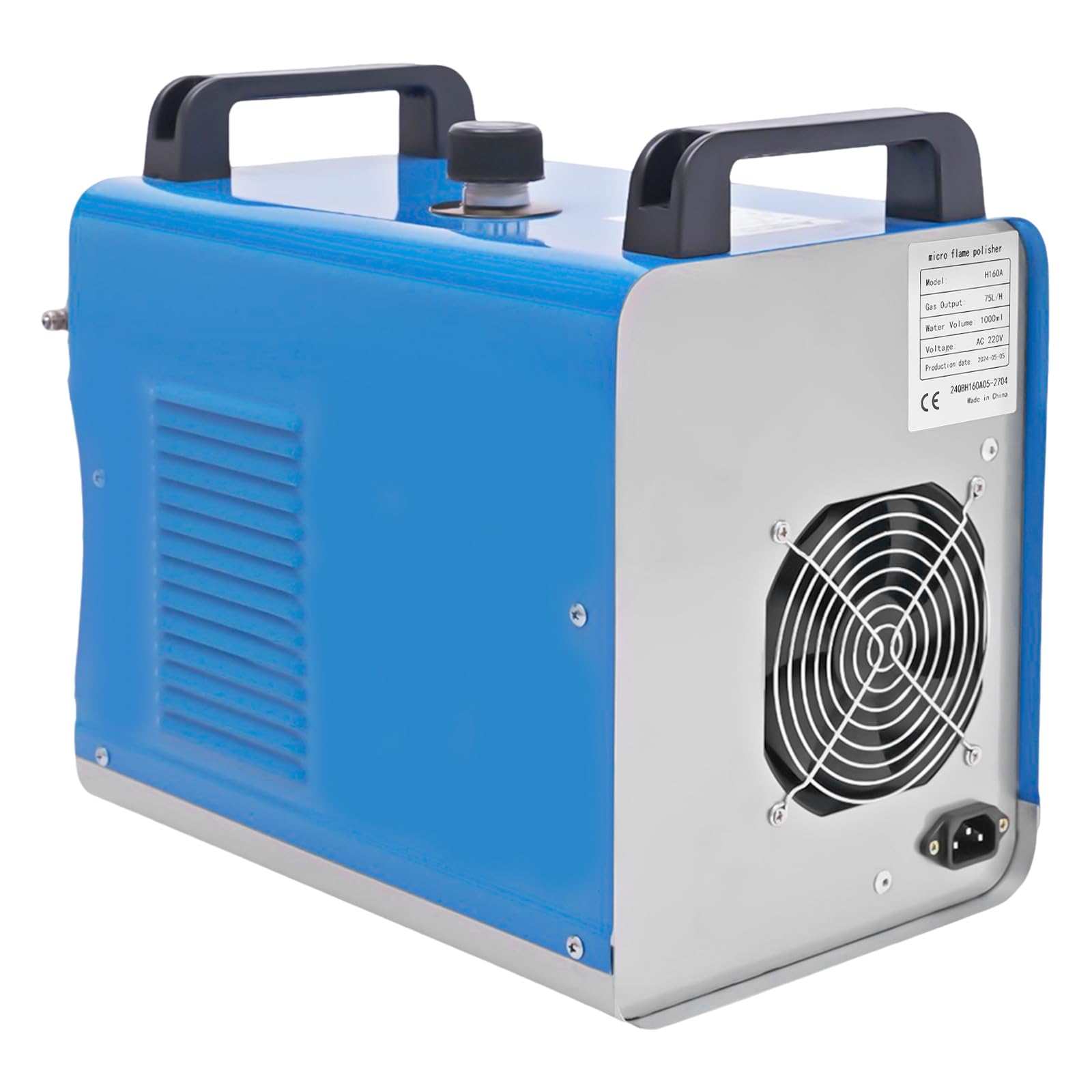 Acrylpoliermaschine, Flammpoliermaschine, Sauerstoff-Wasserstoff-Schweißgerät, 75 l/h Acryl-Flammpoliermaschine, Rechteckflammengenerator