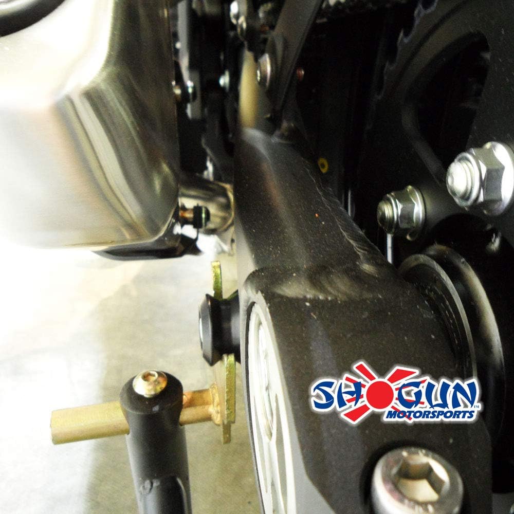 Shogun USA Made Kaw Z1000 Z 1000 2014 2015 2016 Swingarm Spools - Sliders - Black - 701-0799