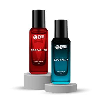 Beardo The Everyday Combo- GodFather & Mariner Perfume for Men (20ml x 2) | Long Lasting Fragrance | Long Lasting Perfume for Men | Gift for Men | Gift for Friend