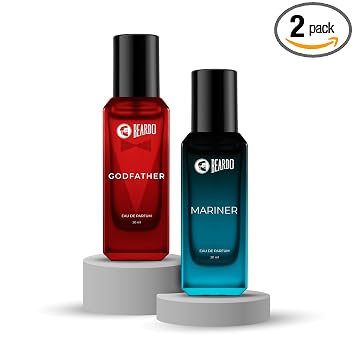 Beardo The Everyday Combo- GodFather & Mariner Perfume for Men (20ml x 2) | Long Lasting Fragrance | Long Lasting Perfume for Men | Gift for Men | Gift for Friend