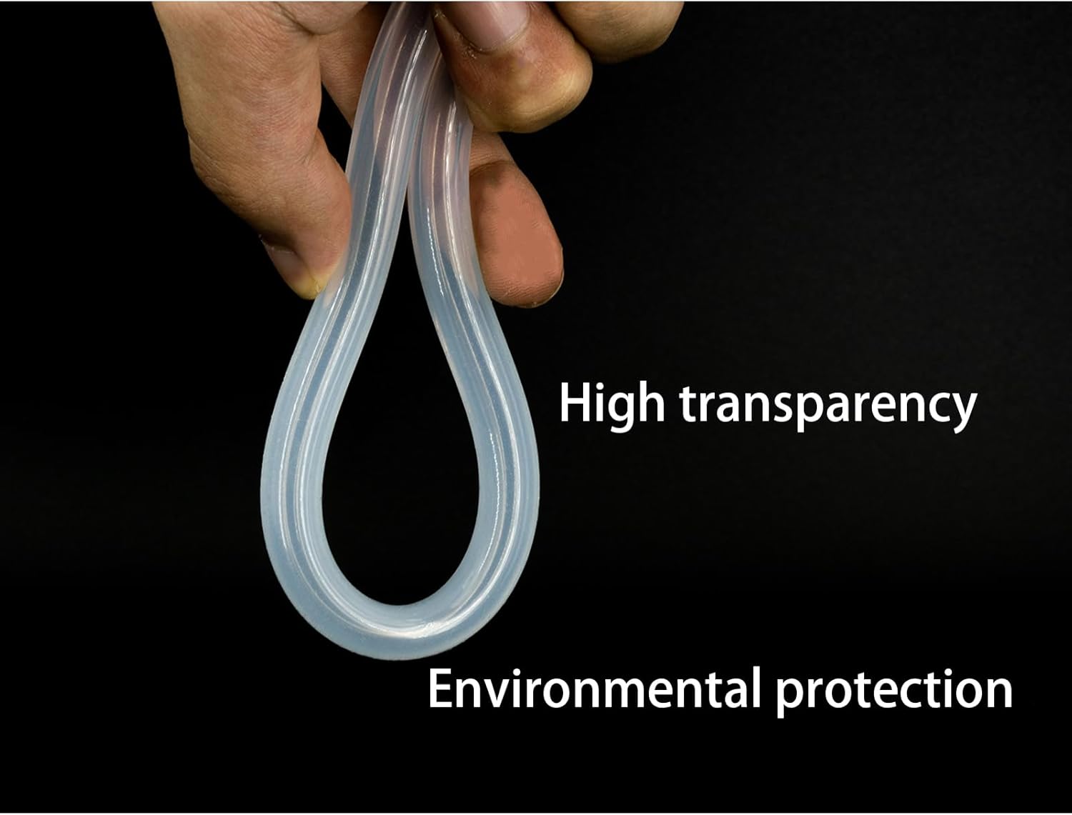 Silicone Tubing 1/2" ID, Food Grade 1/2" ID x 5/8" OD 32.8 Feet Length Pure Silicone Hoses High Temp for Home Brewing Winemaking Beer Line