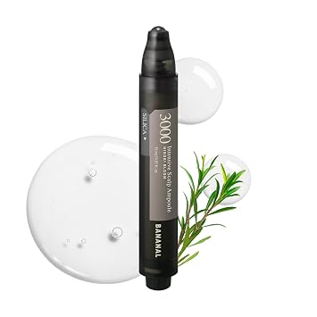 Korean Scalp Serum for Fine Thinning Hair, Daily Roll-On Scalp Treatment with Biotin, Caffeine, Tea Tree & Cica, Gentle Scalp Care for Thicker Looking Hair, Sulfate Free, SILICA 3000,15ml