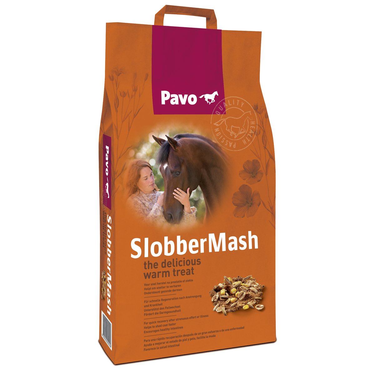 Pavo SlobberMash Horse Food, 6kg, Full-fledged Concentrated Feed for Shiny Coat, Supports Digestion, Quick Recovery, Senior Care, Unisex