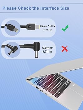 90W AC Charger Compatible with Lenovo All-in-One, ideacentre, ThinkCentre Desktop, ThinkPad and ideapad, Yoga 720 730 V110 Y40 B50 B40 G40 ThinkBook 14 15 13s 14s Laptop