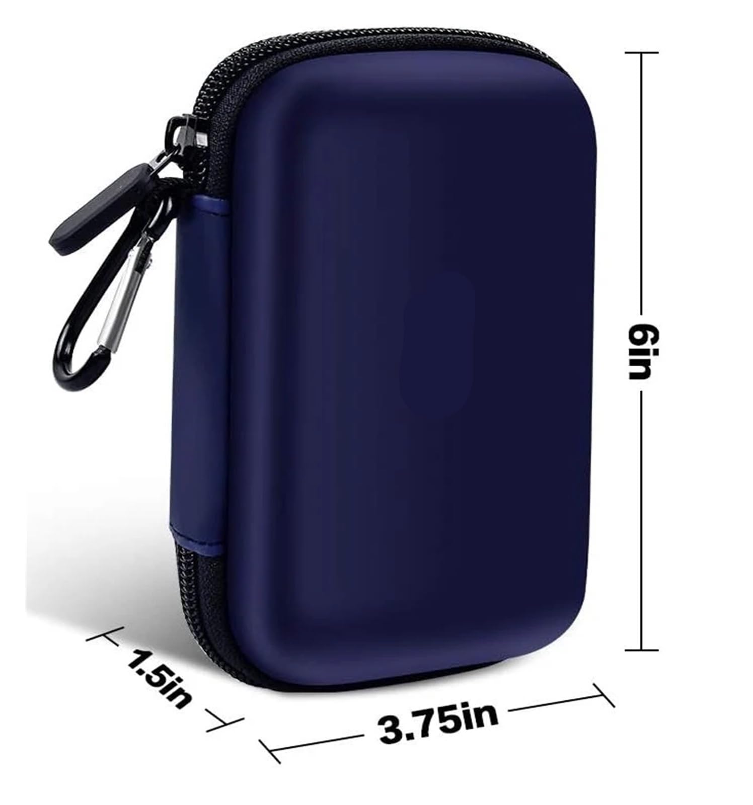 Custodia per disco rigido, 2 pezzi, custodia per chiavetta USB, porta scheda SD per unità pollice, schede di memoria, blu