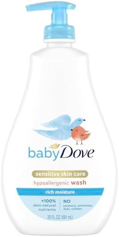Baby Dove Sensitive Skin Care Baby Wash For Baby Bath Time Rich 20 oz