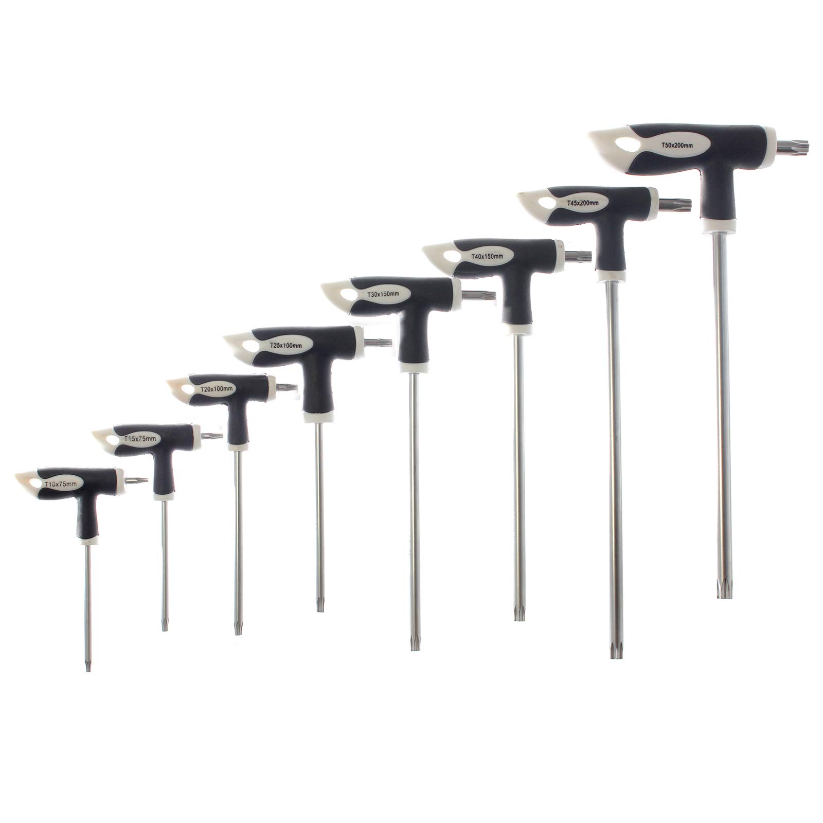 T-Griff Sternschlüssel-Set – 10-teilig, T7 Bis T40, Für Heimwerker & Auto-Reparatur