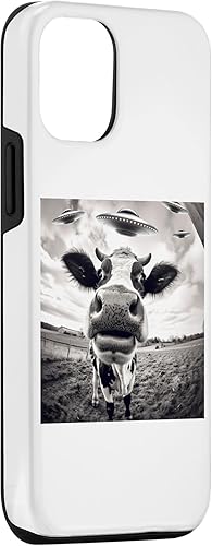 Miniatura 3 de Funda para iPhone 13 Pro Alien UFO Funny Cow