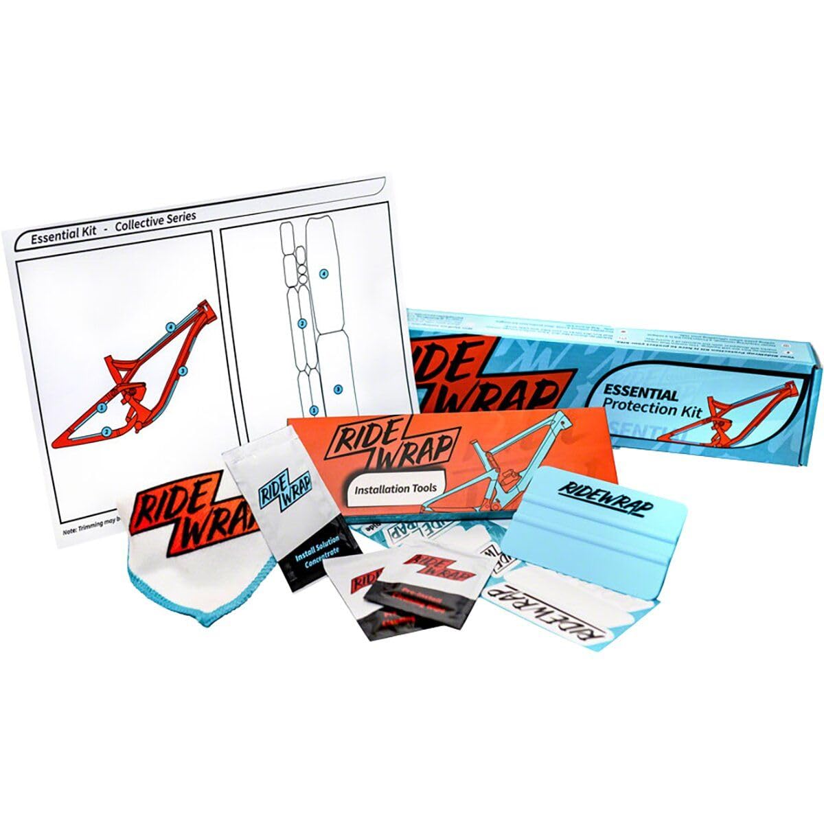 RIDE WRAP Protector CUADRO Essential Protection - Frame KIT Brillo