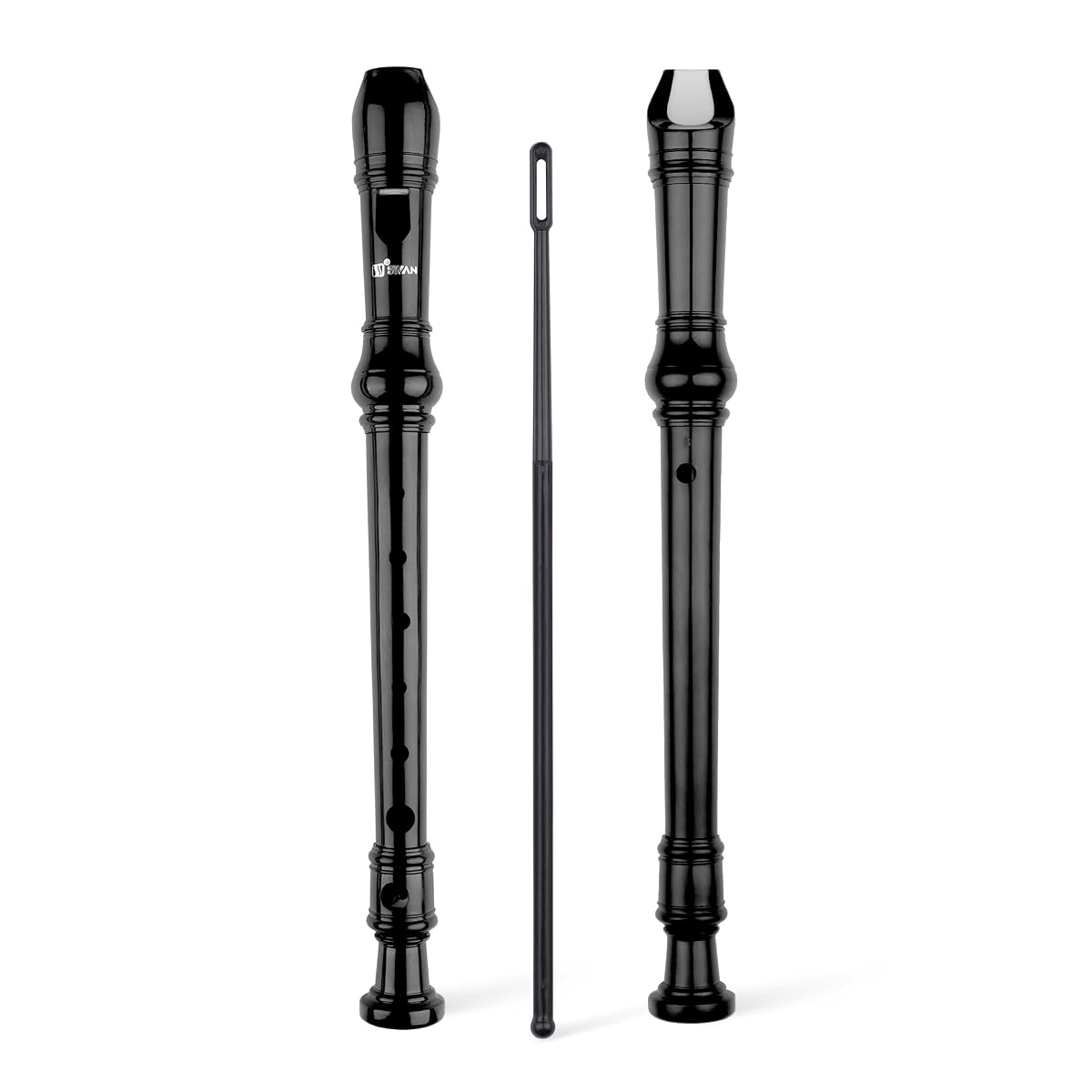 SWAN Soprano Recorder Instrument for Beginners Student - 8 Hole Flute