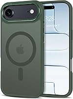 Vista 211 de Anuck - Funda magnética para iPhone 11 compatible con MagSafe, carcasa trasera mate translúcida dura, borde de TPU, delgada, resistente a impactos