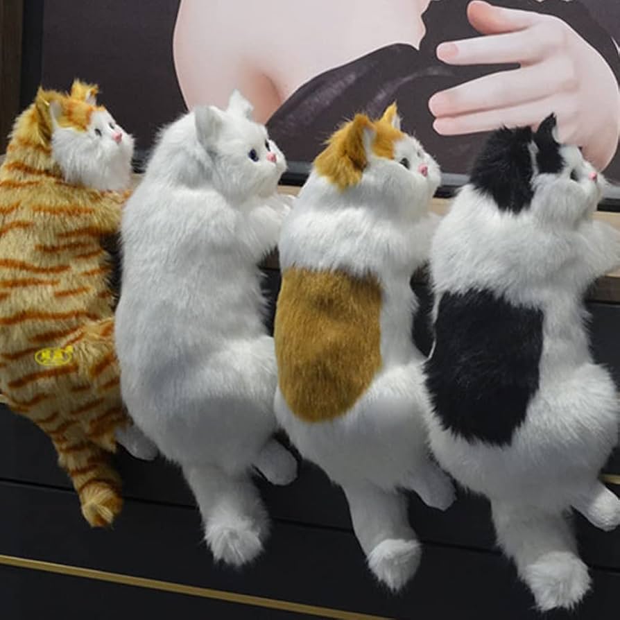 Amazon.co.jp: Ourkens 置物 インテリア 猫 動物 掛け猫