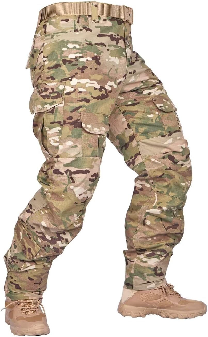 TRGPSGMen's Hiking Pants, Outdoor Lightweight Travel Pants Cargo Pants Work Pants for Men
