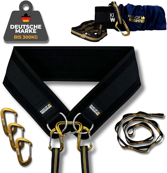 KING OF WEIGHTED Dip Riem voor Krachttraining met Nylon Ketting
