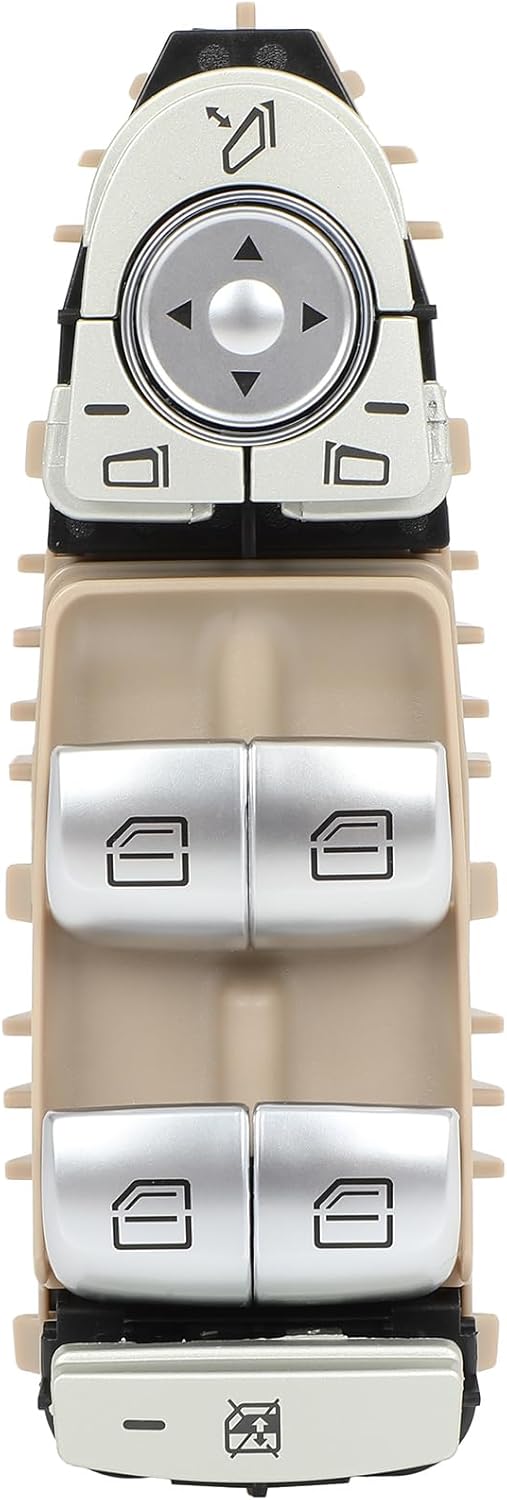 SCITOO Master Power Window Switch Front Left Driver Side Power Window Switch Fits for 2015-2018 for Mercedes-Benz for C300 C63 AMG S OE A2059056811, 2059056811
