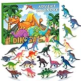 ✦ Regale este juego de calendario de adviento dinosaurios a los niños y deje que 24 juguetes de dinosaurios de diseño elaborado acompañen a los niños para que felizmente pasen todos los días esperando la Navidad.