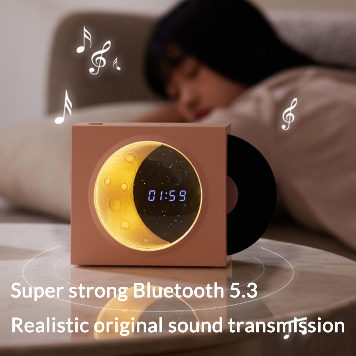 Takoo - Máquina de sonido portátil 3 en 1 con ruido blanco, máquina de sonido natural, luz nocturna de efectos de sonido natural, máquina de sonido portátil para dormir, temporizador de sueño de luces