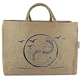 Jute Taschen sind Alleskönner: Die Jute Damen Tasche bieten viel Platz, sind geräumig und eignen sich hervorragend als Einkaufskorb, Strandtasche oder als Transport Tasche für sowohl kleine als auch große schwere Dinge. Die nachhaltige Einkaufstasche ist robust, lässig und natürlich.