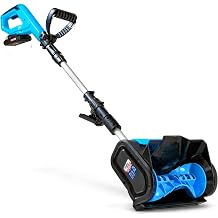 AlphaWorks Cordless Snow Shovel, 20V 2Ah DC Electric Snow Thrower - Removable Battery, Lightweight Design, 10"x5" Clearing Path, 25 ft Throwing Distance, 300 lbs/Min Capacity 2024