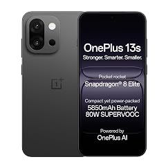 OnePlus 13s | Snapdragon® 8 Elite | Smarter with OnePlus AI | Lifetime Display Warranty | 12GB+256GB | Black Velvet