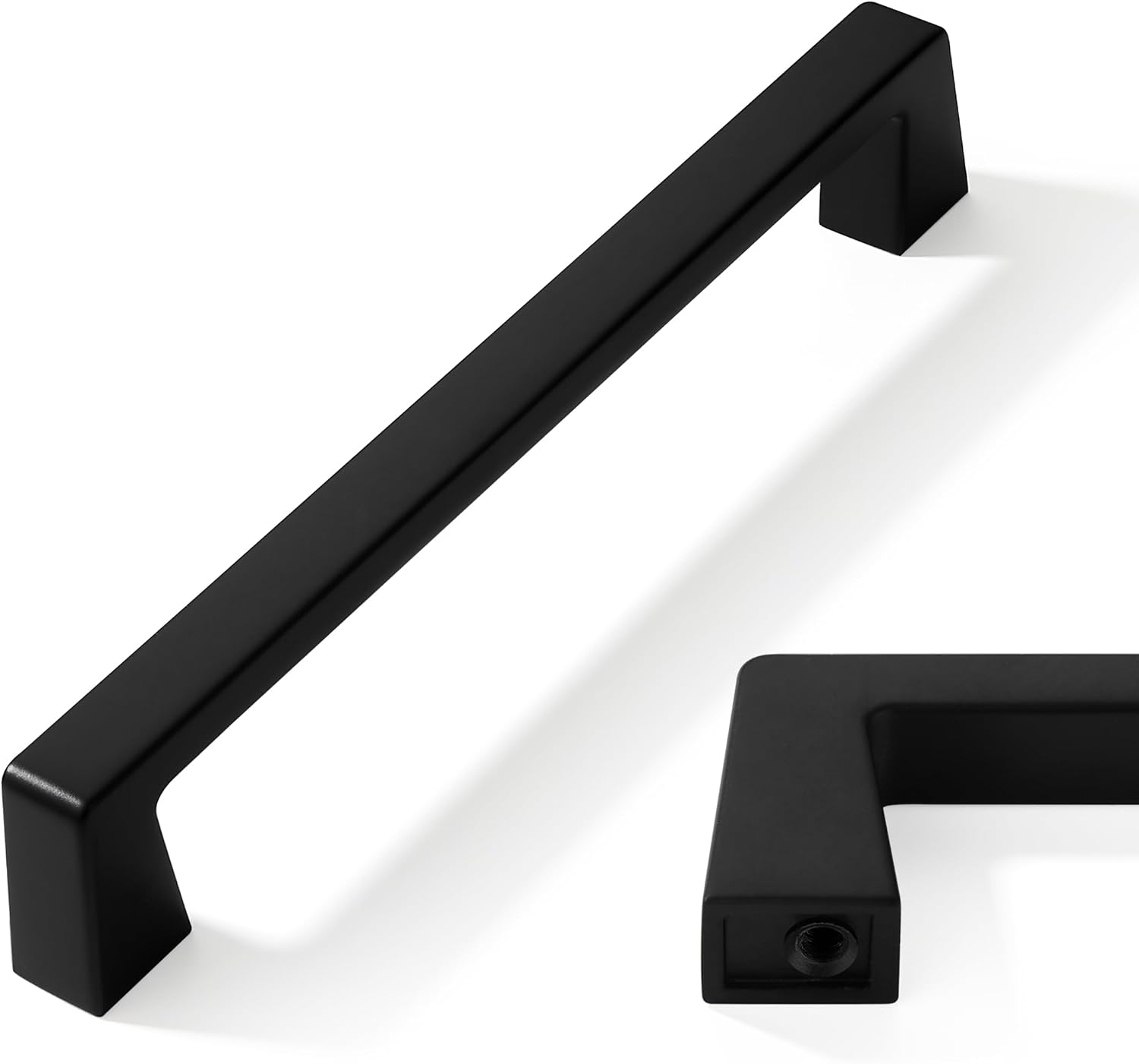 CABDM 20 Pack 65/16 Inch Kitchen Handles Matte Black