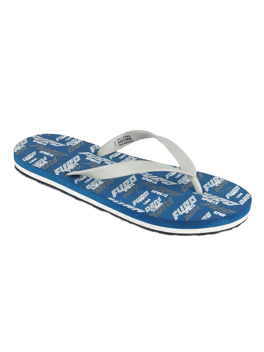 FURO Mens Navy/Grey Slipper (FF006 793_6) (B0956WV7FP) Amazon Price History, Amazon Price Tracker