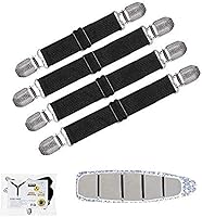 Vista 1 de Goodtimes Clips para cubierta de tabla de planchar, almohadillas ajustables para tabla de planchar, sujetadores, mini tirantes, mantienen