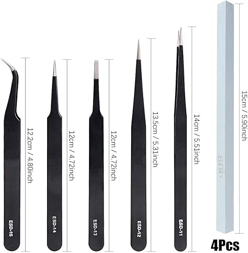 Miniatura 2 de Keadic 55 Uds., modelador profesional, herramientas básicas, juego de herramientas de construcción, kit de herramientas Gunpla, Gundam, modelador de