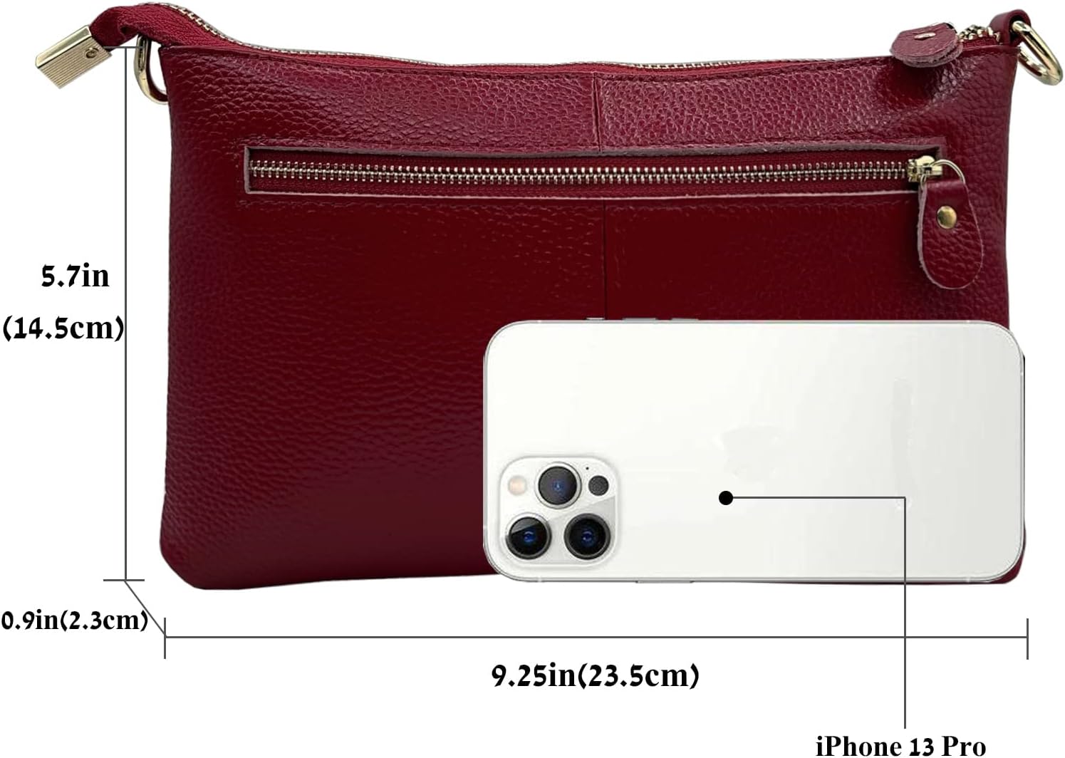 Beurlike Leather Wristlet Wallet Clutch Purses For Women Small Crossbody Phone Bags - Image 4