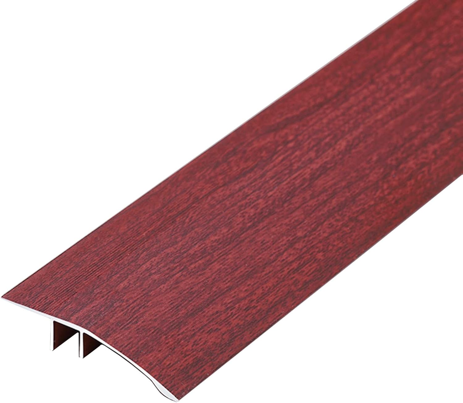 Floor Transition Strip Wood to Tile, Non-Slip Door Threshold Edging Trim Strip for Doorways/Balcony/Bathroom, Easy to Install (Style3 L 90cm)