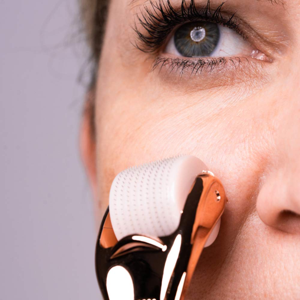 M1 SELECT “NEEDLING” – Dermaroller da 0,5 mm, trattamento anti-invecchiamento domestico, con 540 aghi in titanio medico