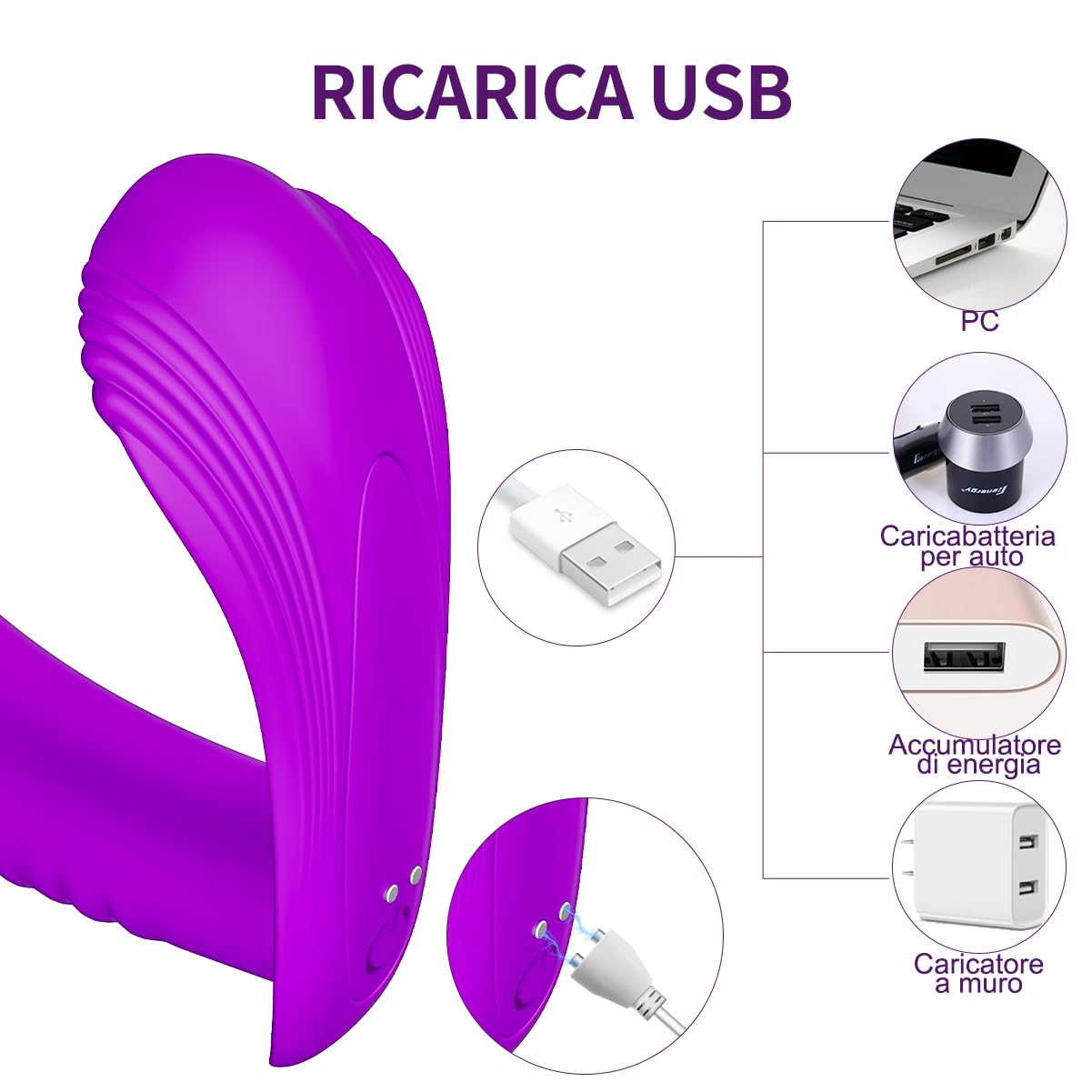 Vibradorador Mujer Juguetes Eróticos Control Remoto Sccionador Mujer Clítoris Juguetes Eróticos para Pareja Sexuales Consoladores.. para Mujer con Vibración carga rápida USB, doble motor.