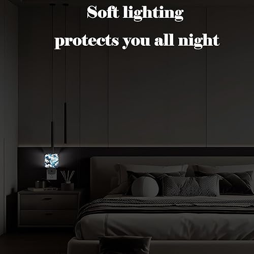 Miniatura 7 de Luz nocturna de movimiento de ondas, luces nocturnas enchufables con sensor de atardecer a amanecer para escaleras, pasillo, dormitorio, ideal para