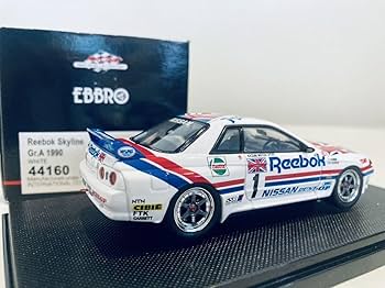 Amazon | 1/43 EBBRO リーボック スカイライン GT-R (R32) #1