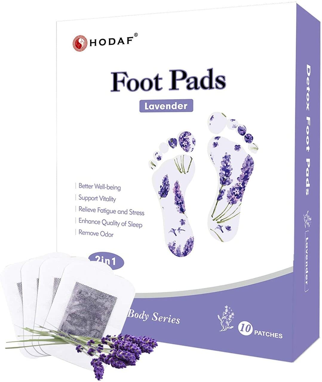 Lavender Detox Foot Pads Patch (Pack of 2)