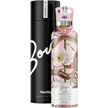 Bougie Taboo Insulated Water Bottle, Gift Tube, 25-Ounces, Stainless Steel, Multicolor, Kitchen Decor