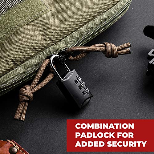 TeloTravel Soft Pistol Case for Handguns Lightweight & Portable Tactical Gun Case Pistol