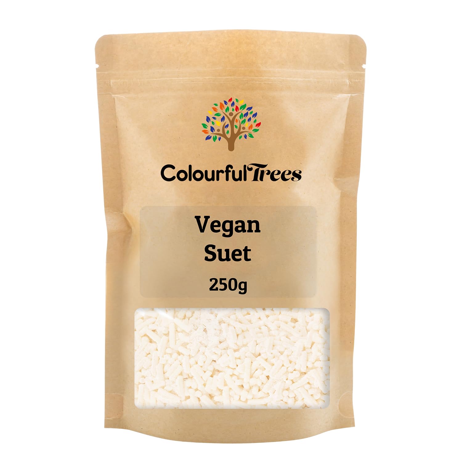Vegan Suet 250g by Colourful Trees – Premium Plant-Based Suet for Baking & Cooking
