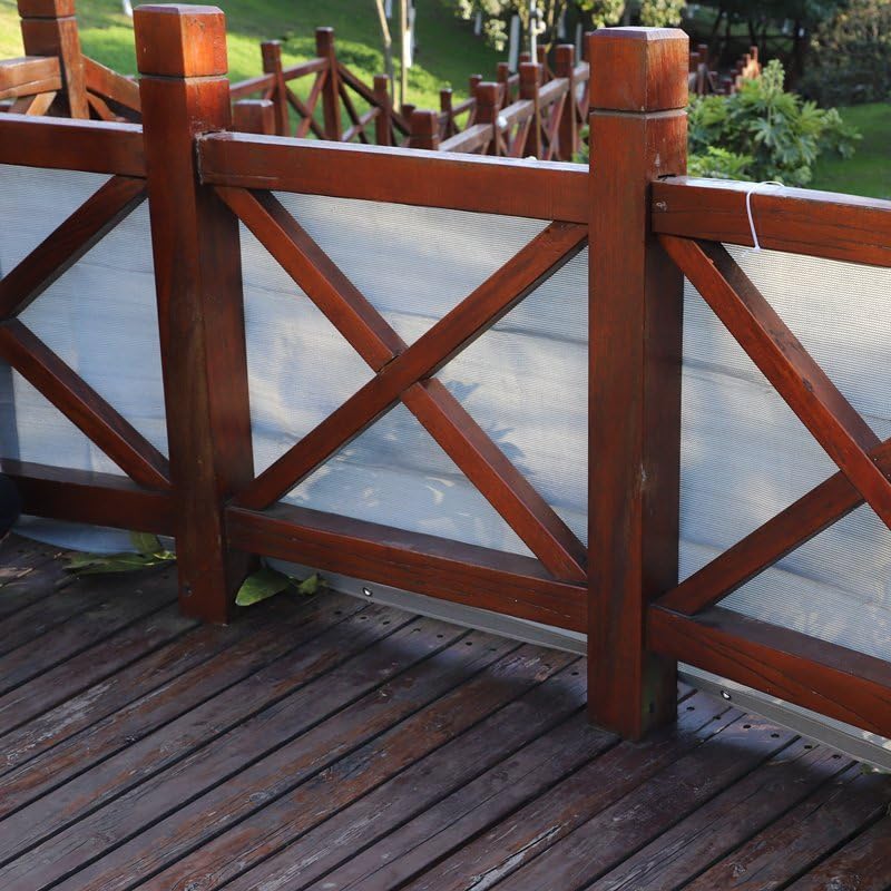 Auvent terrasse piscine gris contre la chaleur et le vis-à-vis 1x3m - 4