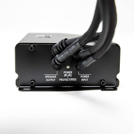 MB Quart NA2-320.4 Compact Four Channel, 320 watt Powersports Amplifier, Black