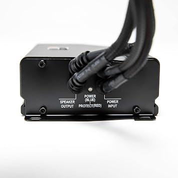 MB Quart NA2-320.4 Compact Four Channel, 320 watt Powersports Amplifier, Black