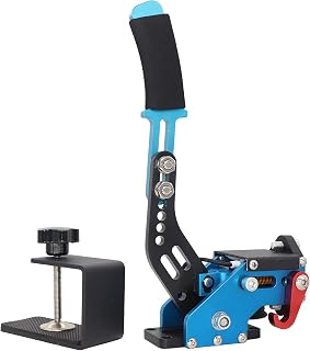 Nejoney USB Handbrake, PC Windows Gaming Peripherals for SIM Racing Games G25/G27/G29/T150/T300/T500 with Clamp (BLUE)
