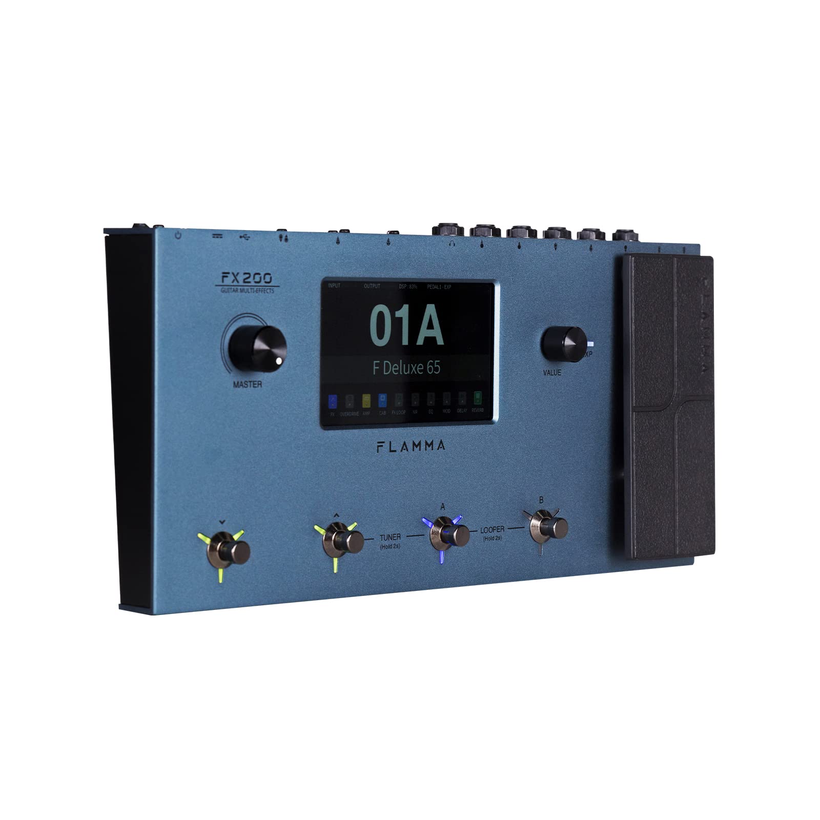 Amazon.com: FLAMMA FX200 Multi Effects Guitar Processor with 5 
