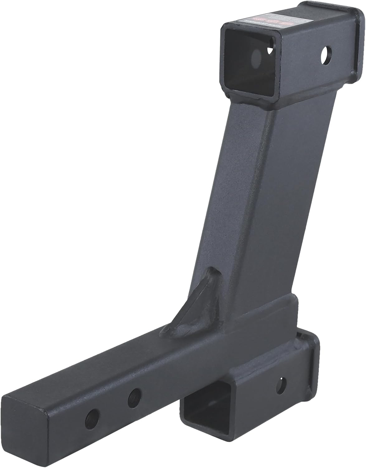 Trailer Hitch Dual Hitch Extender Adapter with 2 & 10-inch Riser/Drop, 2" Receiver, 2-inch Solid Shank, 10000lbs Capacity…