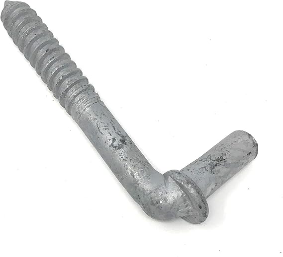 Lag Screw Style 2 Pc Pack Chain Link Gate Hinge 5/8 x 4-1/2