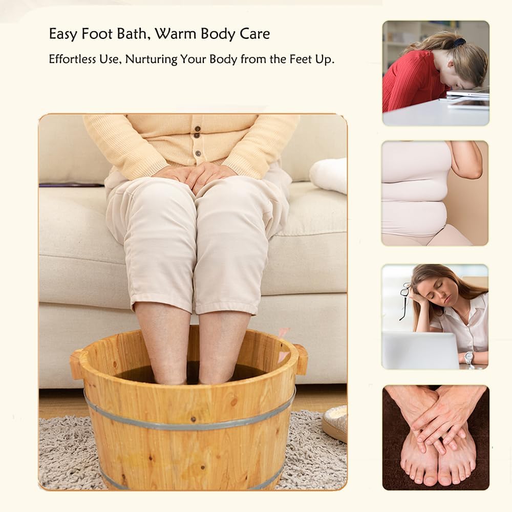 Mugwort Ginger & Herb Foot Soak Bags1.98lb,Artemisia argy, Sichuan Pepper, Herbal Foot Bath Spa Kits Foot Reflexology Relax,Gift Ideas for Women Men,30gX30 Count