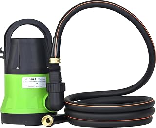 Sump Pump, Submersible Water Pump With 10ft Water Hose Kit, Submersible Pump For Pool Draining, Utility Pump Submersible For Hot Tub Water Removal, 25ft Power Cord, 2300GPH, 1/2 HP