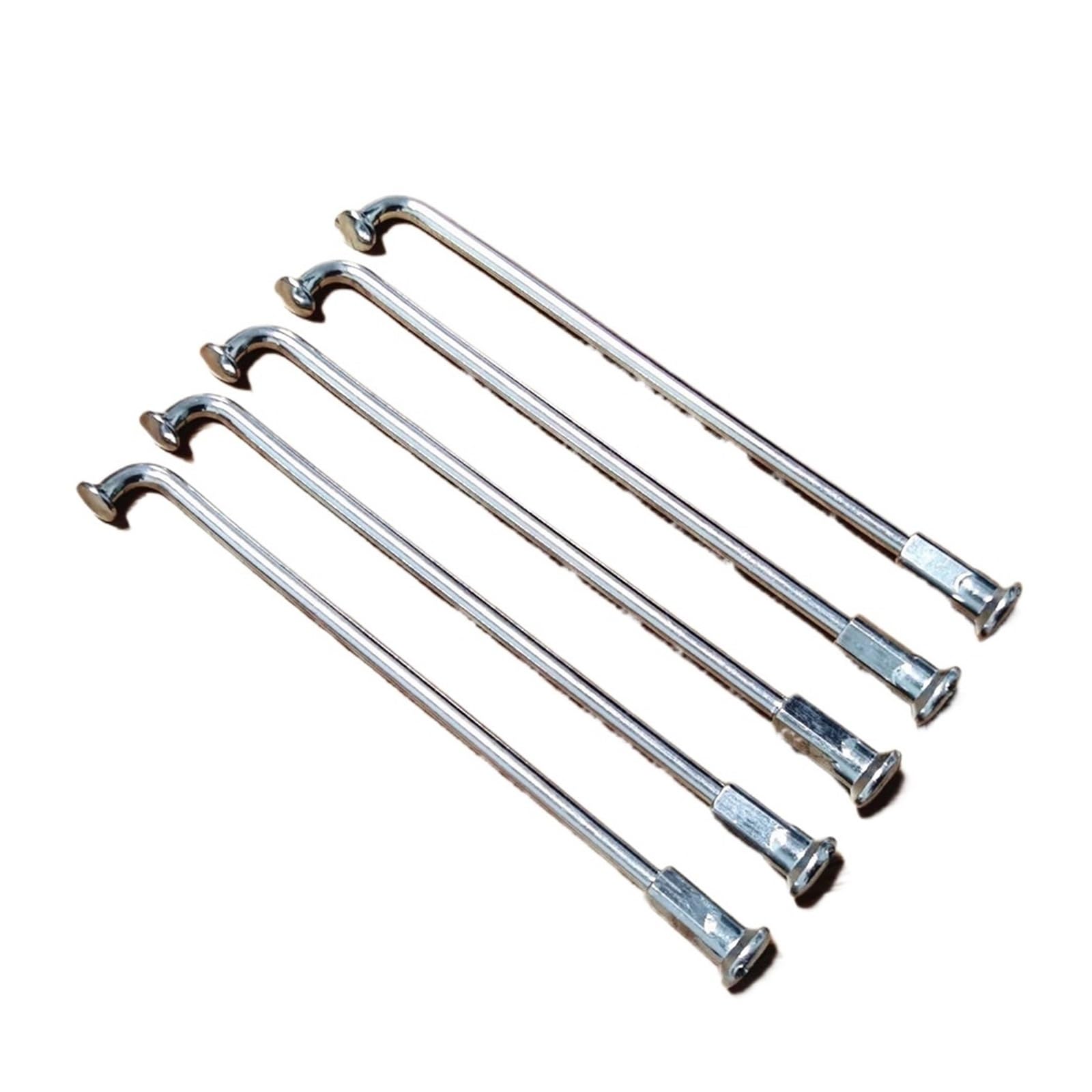 36 sztuk/partia 10G Elektryczne szprychy rowerowe i motocyklowe 3,18 mm - długość 55-305 mm z wypustkami - ciężkie sztangi do e-rowerów i motocykli (145 mm)